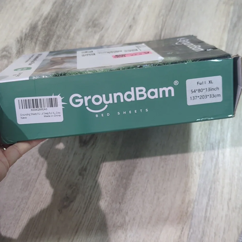 Grounding Sheet, Genuine 95% Organic Viscose Derived from Bamboo + 5% Pure Silve